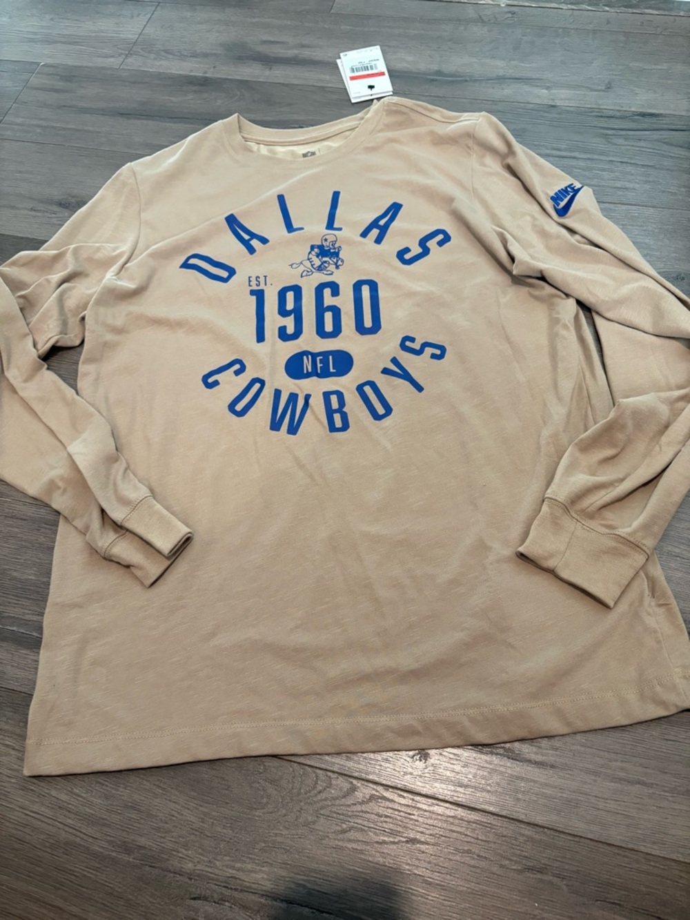 Men’s Nike Dallas Cowboys Long Sleeve Shirt Size L